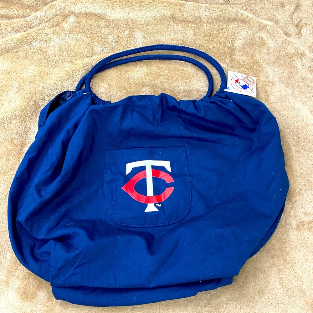 MLB Minnesota Twins Tote Messenger Bag/Purse